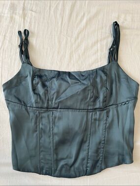 Princess Polly Satin Corset Crop Top